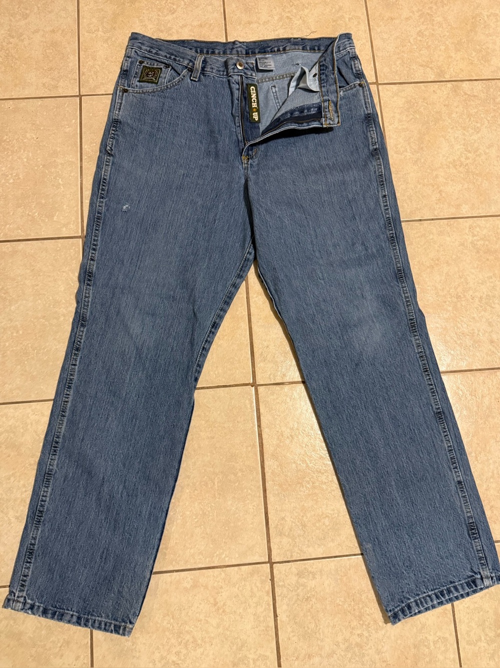 Cinch Green Label Men’s Jeans 36x32 Wash Relaxed Fit Tapered Leg MB90530001
